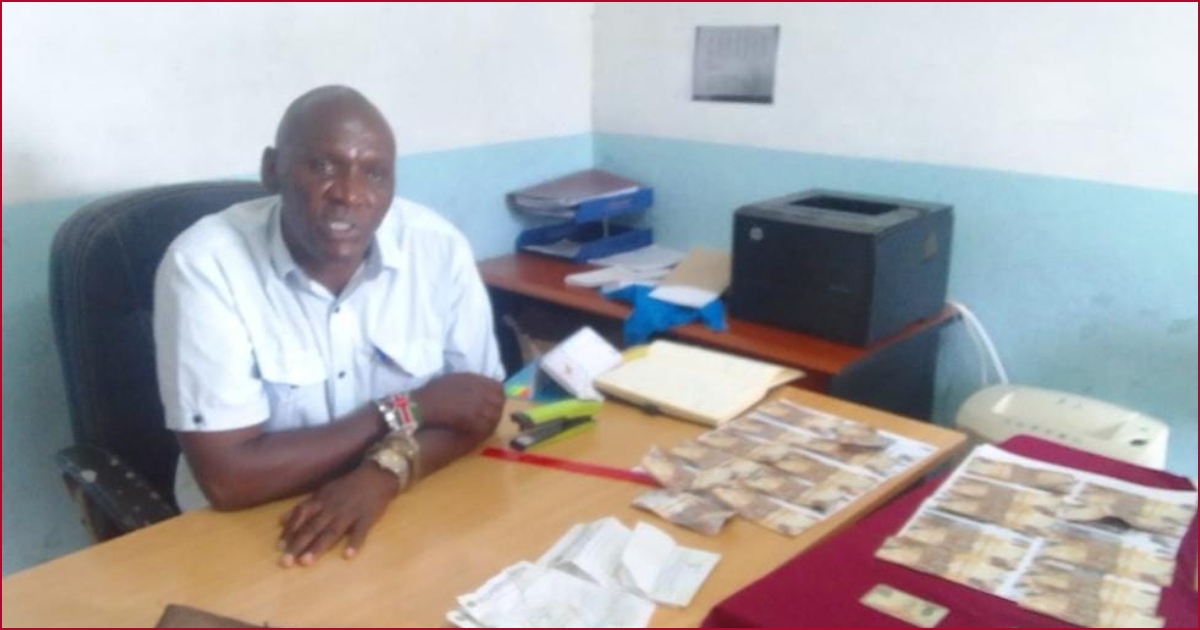 Joseph Kamau Gathenge was arrested taking Sh 40,000 bribe from bar owners.